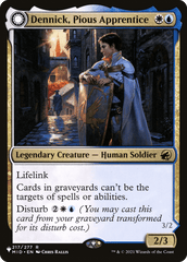 Dennick, Pious Apprentice // Dennick, Pious Apparition [Secret Lair: From Cute to Brute] MTG Single Magic: The Gathering  | Multizone: Comics And Games