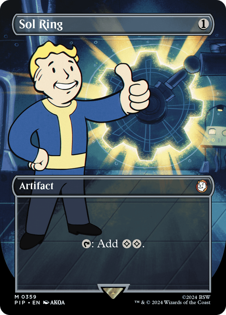 Sol Ring (Borderless) [Fallout] MTG Single Magic: The Gathering  | Multizone: Comics And Games