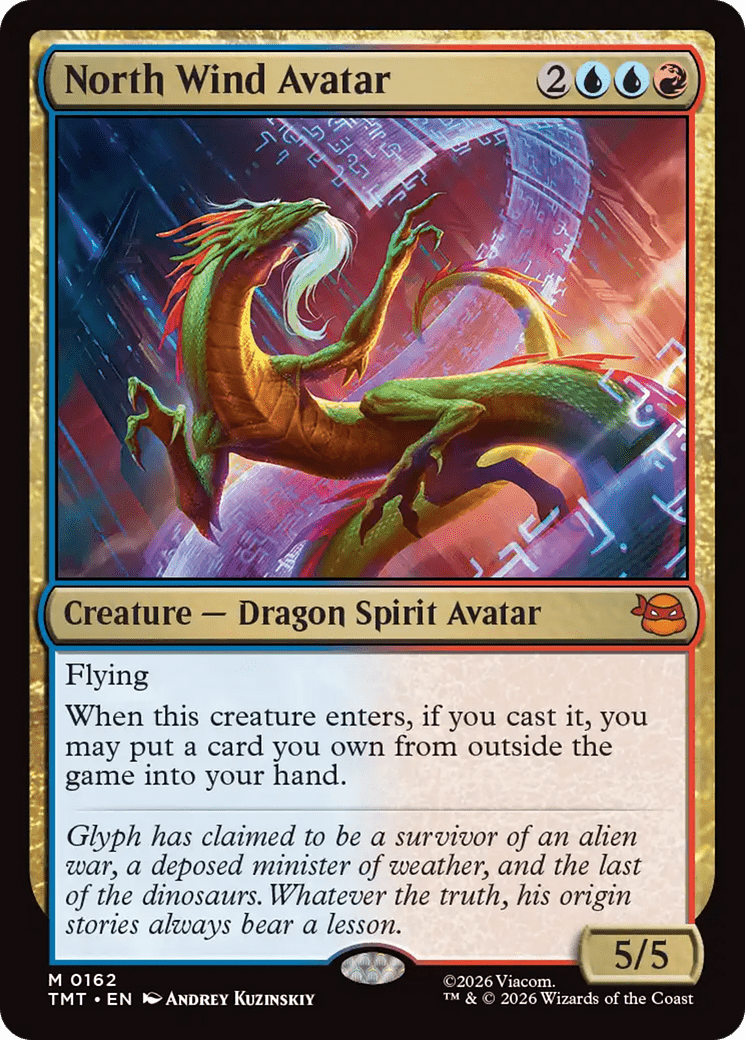 North Wind Avatar [Teenage Mutant Ninja Turtles] MTG Single Magic: The Gathering  | Multizone: Comics And Games