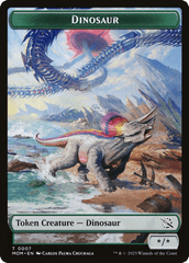 Elemental (09) // Dinosaur Double-Sided Token [March of the Machine Tokens] MTG Single Magic: The Gathering  | Multizone: Comics And Games