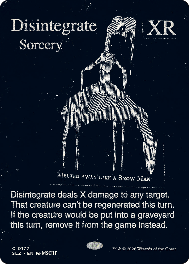 Disintegrate (0177) [Secret Lair x MSCHF: The Zeta Set] | Multizone: Comics And Games
