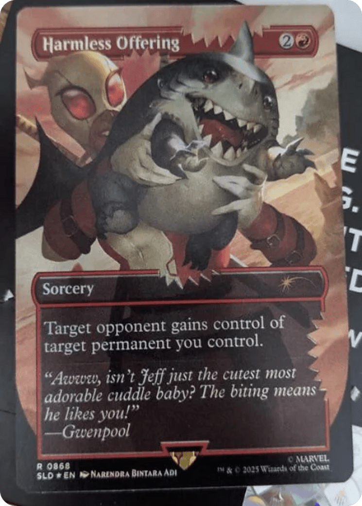 Harmless Offering (Rainbow Foil) [Secret Lair Drop Series] MTG Single Magic: The Gathering  | Multizone: Comics And Games