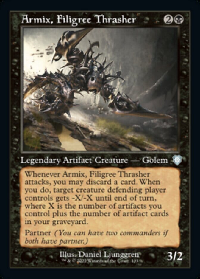 Armix, Filigree Thrasher (Retro) [The Brothers' War Commander] MTG Single Magic: The Gathering  | Multizone: Comics And Games