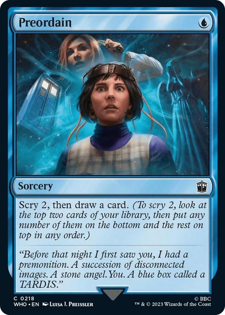 Preordain [Doctor Who] MTG Single Magic: The Gathering  | Multizone: Comics And Games