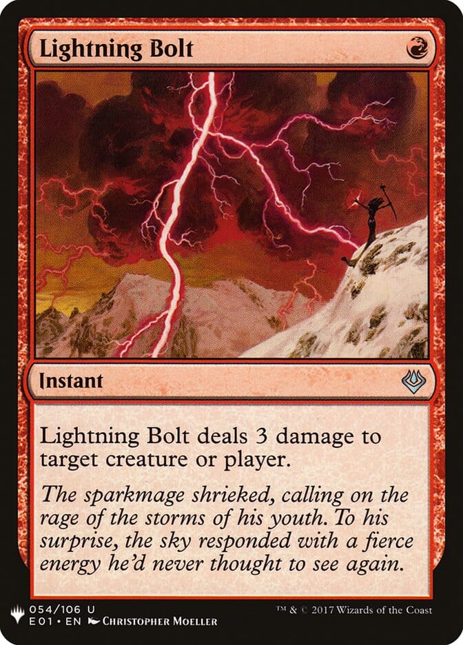 Lightning Bolt [Mystery Booster] MTG Single Magic: The Gathering  | Multizone: Comics And Games