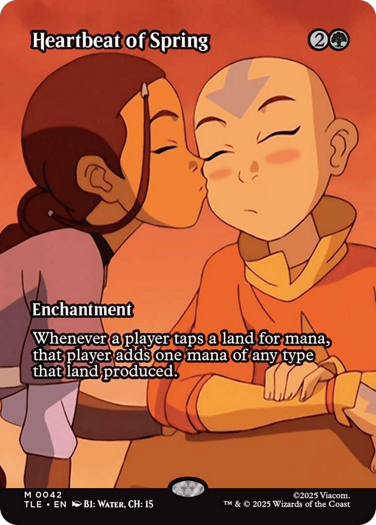 Heartbeat of Spring (Borderless) [Avatar: The Last Airbender: Eternal-Legal] MTG Single Magic: The Gathering  | Multizone: Comics And Games