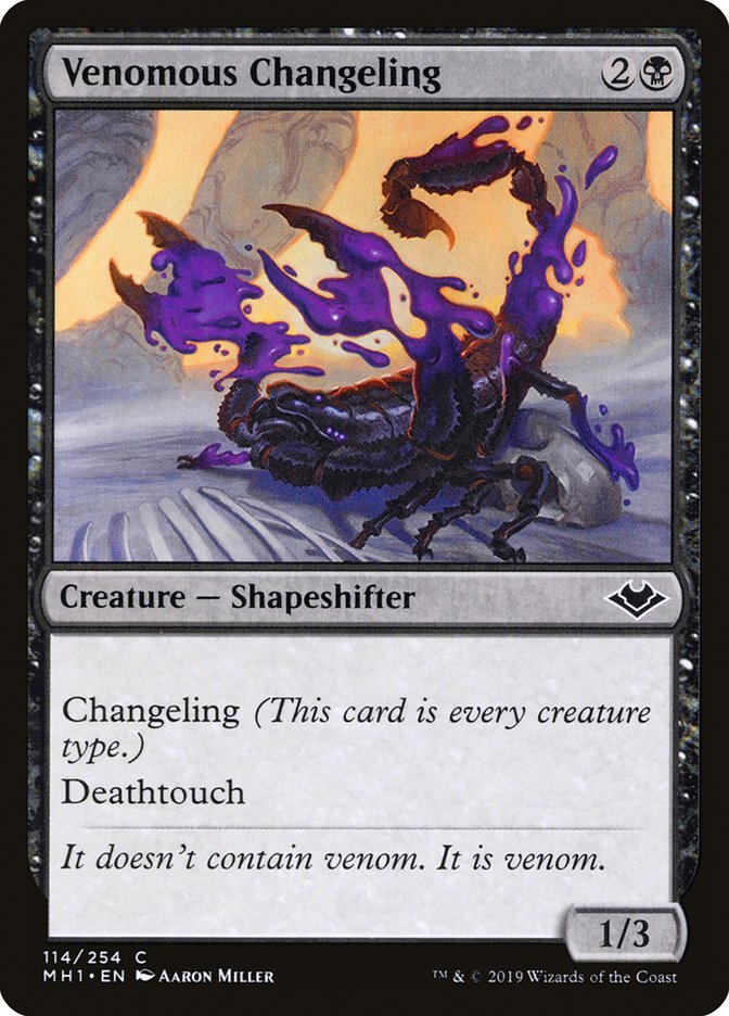 Venomous Changeling [Modern Horizons] | Multizone: Comics And Games