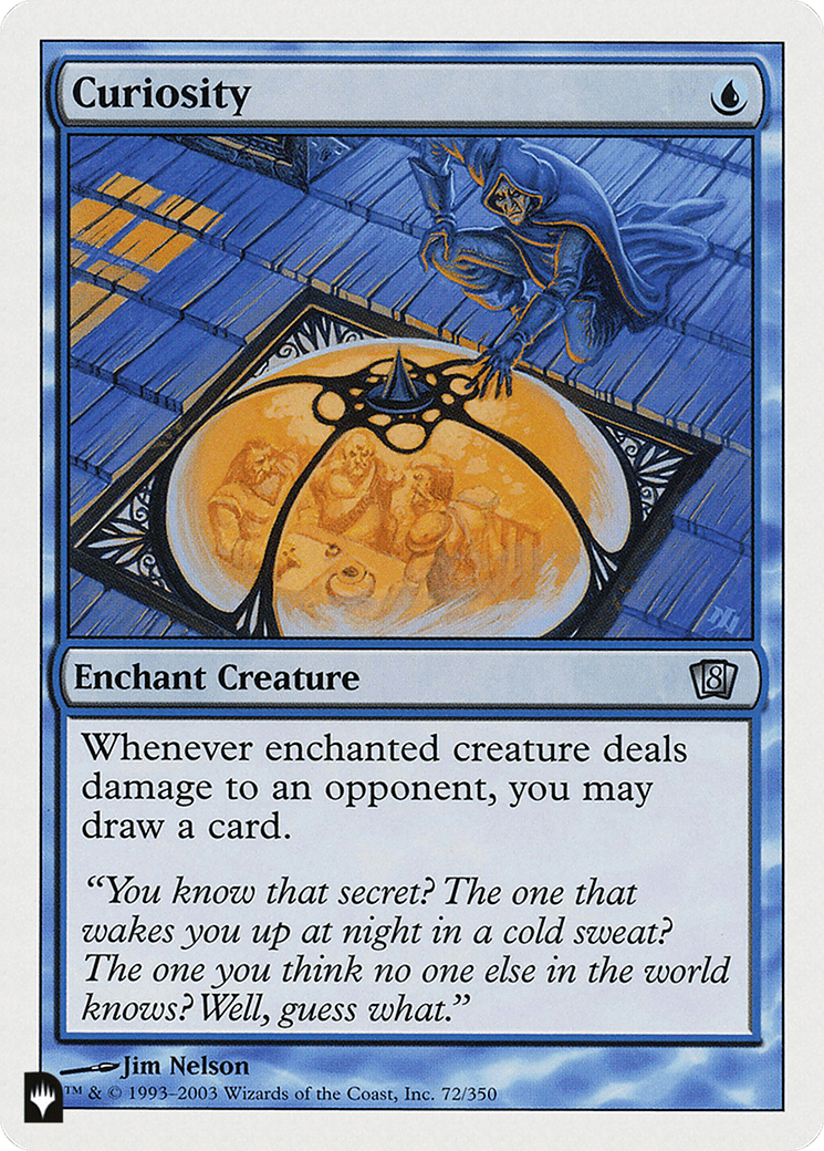 Curiosity (8ED) [The List] MTG Single Magic: The Gathering  | Multizone: Comics And Games