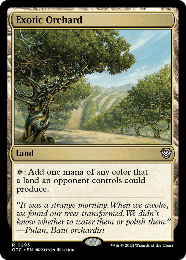Exotic Orchard [Outlaws of Thunder Junction Commander] MTG Single Magic: The Gathering  | Multizone: Comics And Games