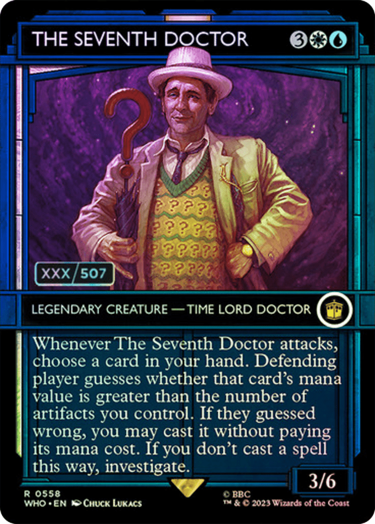 The Seventh Doctor (Serial Numbered) [Doctor Who] MTG Single Magic: The Gathering  | Multizone: Comics And Games
