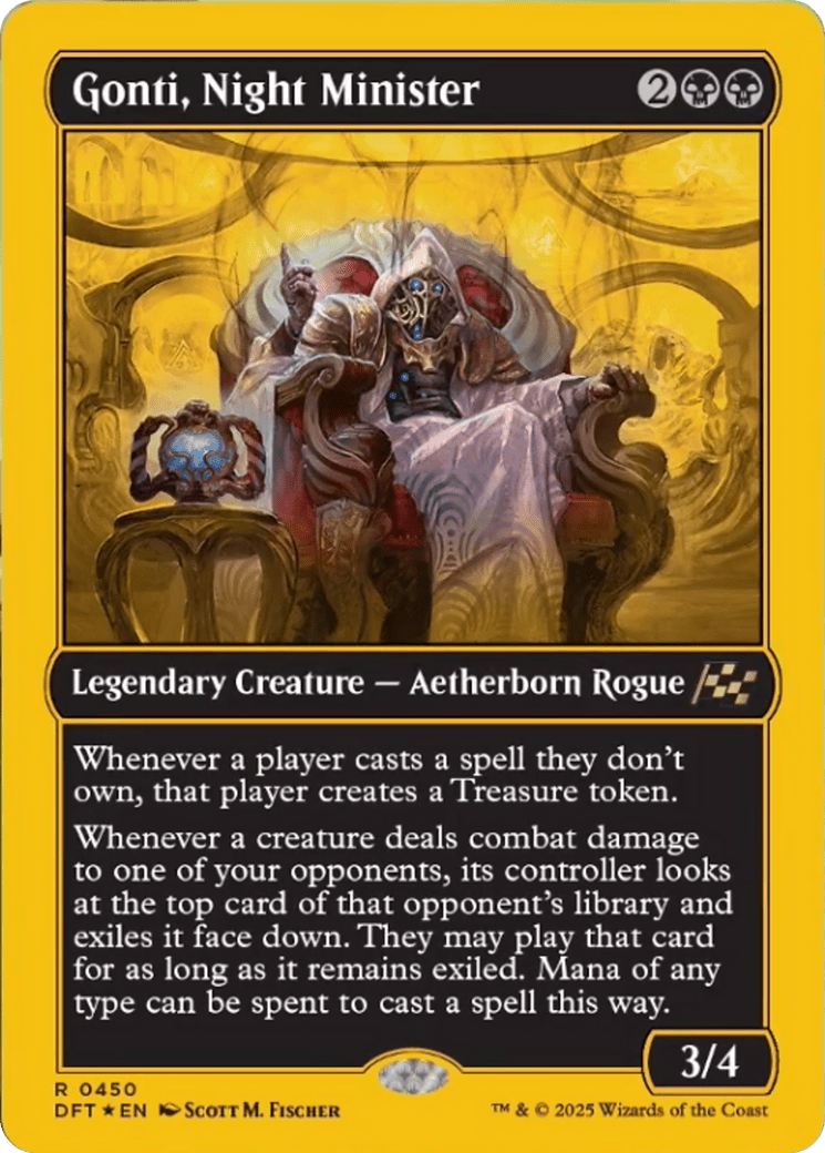 Gonti, Night Minister (First-Place Foil) [Aetherdrift] MTG Single Magic: The Gathering  | Multizone: Comics And Games