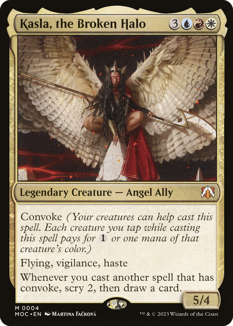 Kasla, the Broken Halo [March of the Machine Commander] MTG Single Magic: The Gathering  | Multizone: Comics And Games