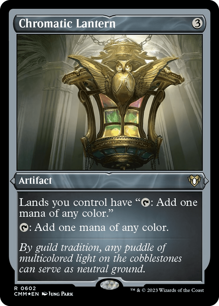 Chromatic Lantern (Foil Etched) [Commander Masters] MTG Single Magic: The Gathering  | Multizone: Comics And Games