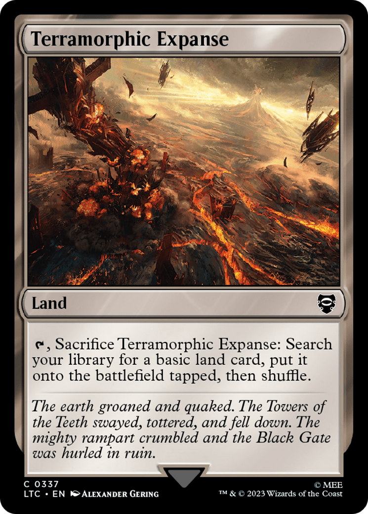 Terramorphic Expanse [The Lord of the Rings: Tales of Middle-Earth Commander] MTG Single Magic: The Gathering  | Multizone: Comics And Games