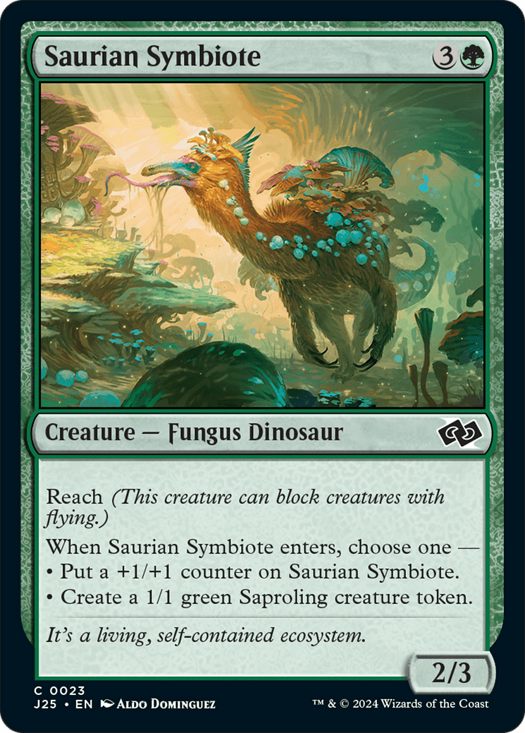 Saurian Symbiote [Foundations Jumpstart] MTG Single Magic: The Gathering  | Multizone: Comics And Games