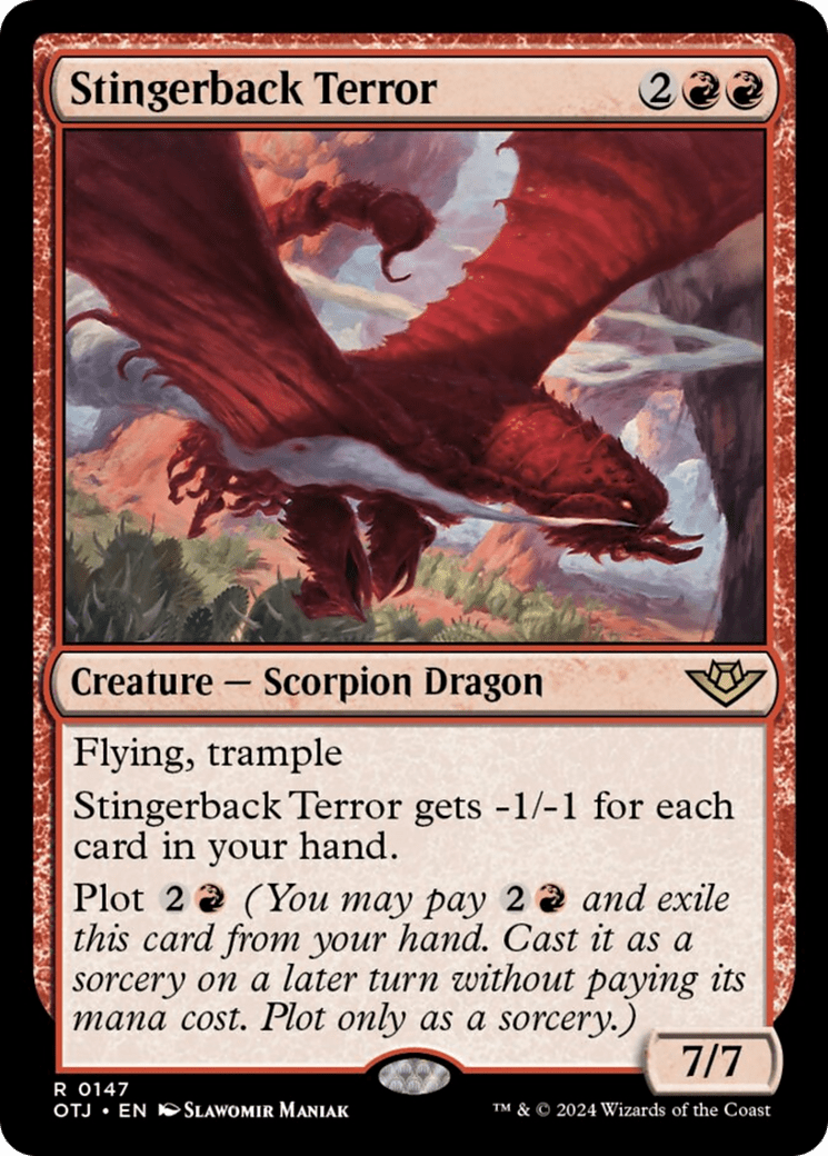 Stingerback Terror [Outlaws of Thunder Junction] MTG Single Magic: The Gathering  | Multizone: Comics And Games