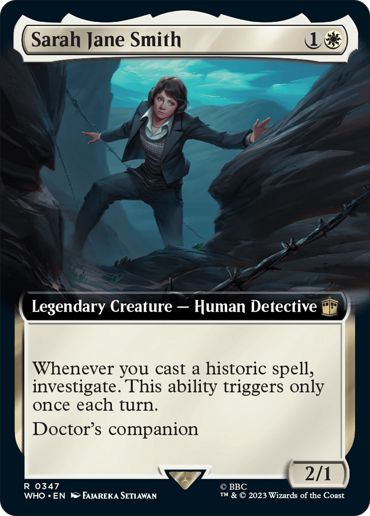 Sarah Jane Smith (Extended Art) [Doctor Who] MTG Single Magic: The Gathering  | Multizone: Comics And Games