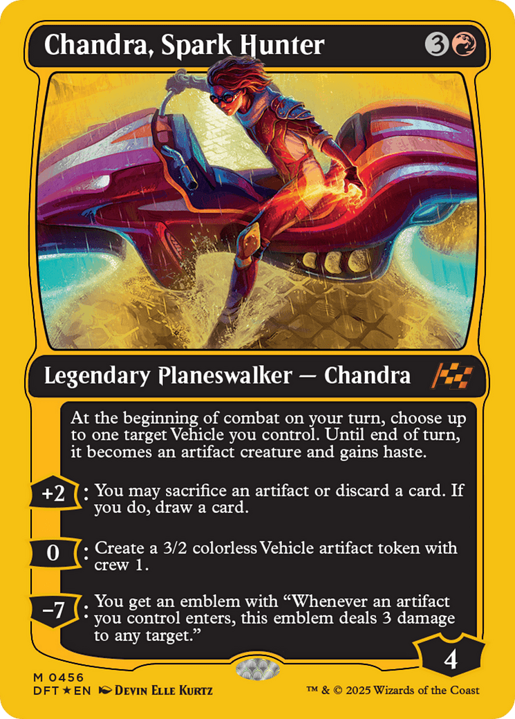 Chandra, Spark Hunter (First-Place Foil) [Aetherdrift] MTG Single Magic: The Gathering  | Multizone: Comics And Games