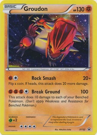 Groudon (XY52) (Jumbo Card) [XY: Black Star Promos] Pokemon Single Pokémon  | Multizone: Comics And Games