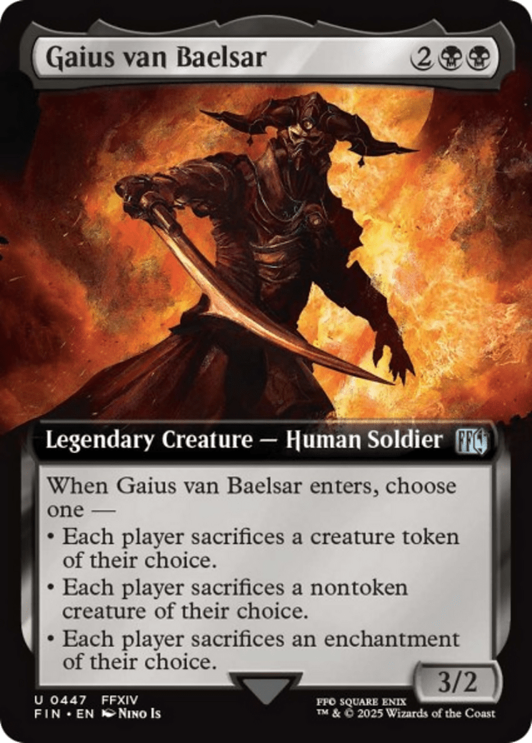 Gaius van Baelsar (Extended Art) [FINAL FANTASY] MTG Single Magic: The Gathering  | Multizone: Comics And Games