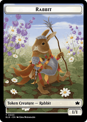 Rabbit // Treasure Double-Sided Token [Bloomburrow Tokens] MTG Single Magic: The Gathering  | Multizone: Comics And Games