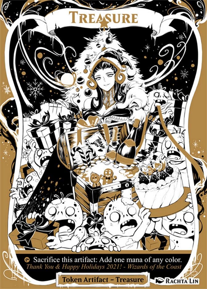 Treasure Token [Happy Holidays] MTG Single Magic: The Gathering  | Multizone: Comics And Games
