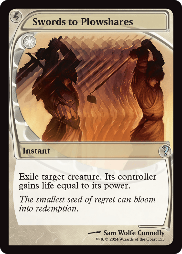 Swords to Plowshares (Future Sight) [Mystery Booster 2] MTG Single Magic: The Gathering  | Multizone: Comics And Games