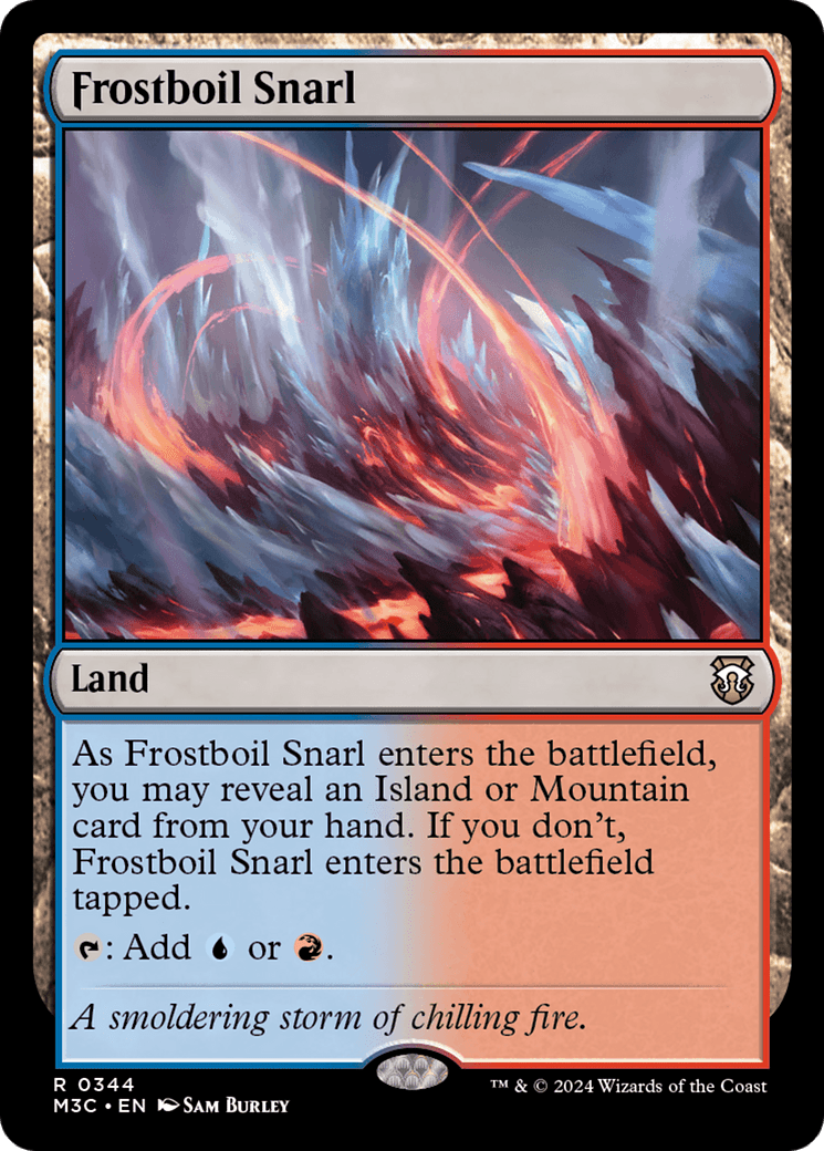 Frostboil Snarl (Ripple Foil) [Modern Horizons 3 Commander] MTG Single Magic: The Gathering  | Multizone: Comics And Games