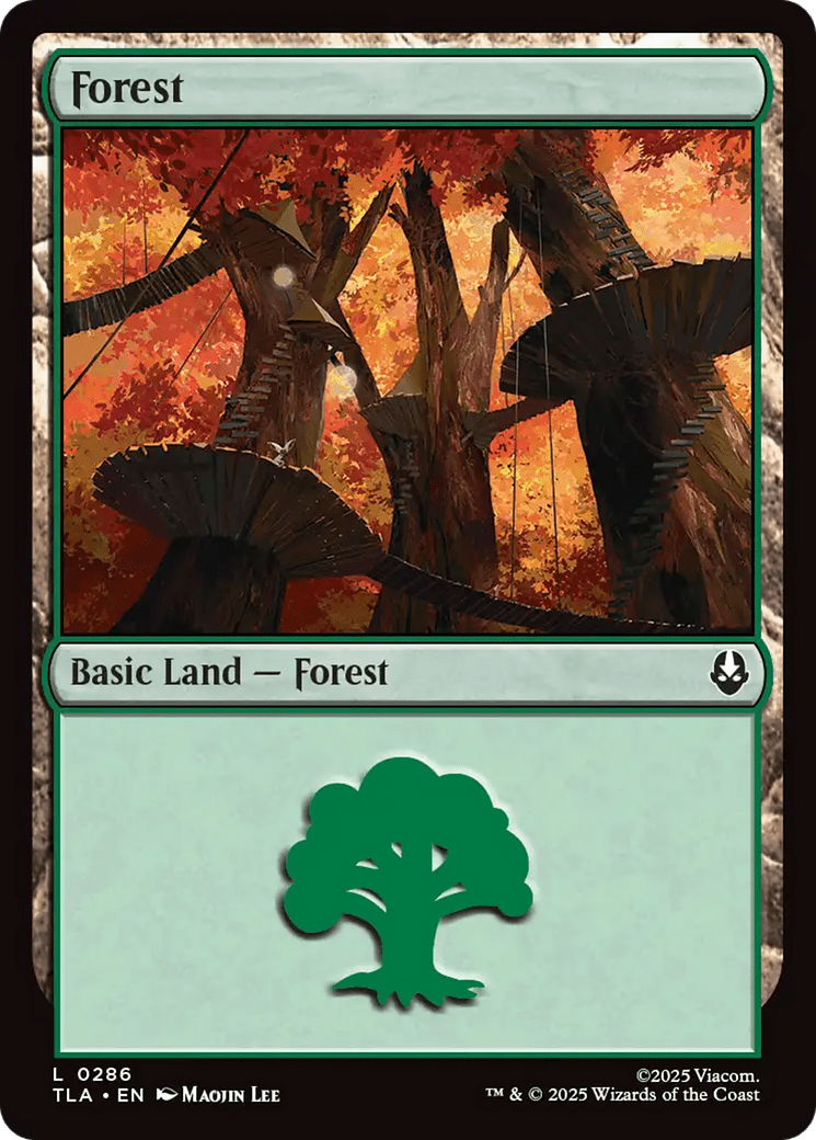 Forest (0286) [Avatar: The Last Airbender] MTG Single Magic: The Gathering  | Multizone: Comics And Games