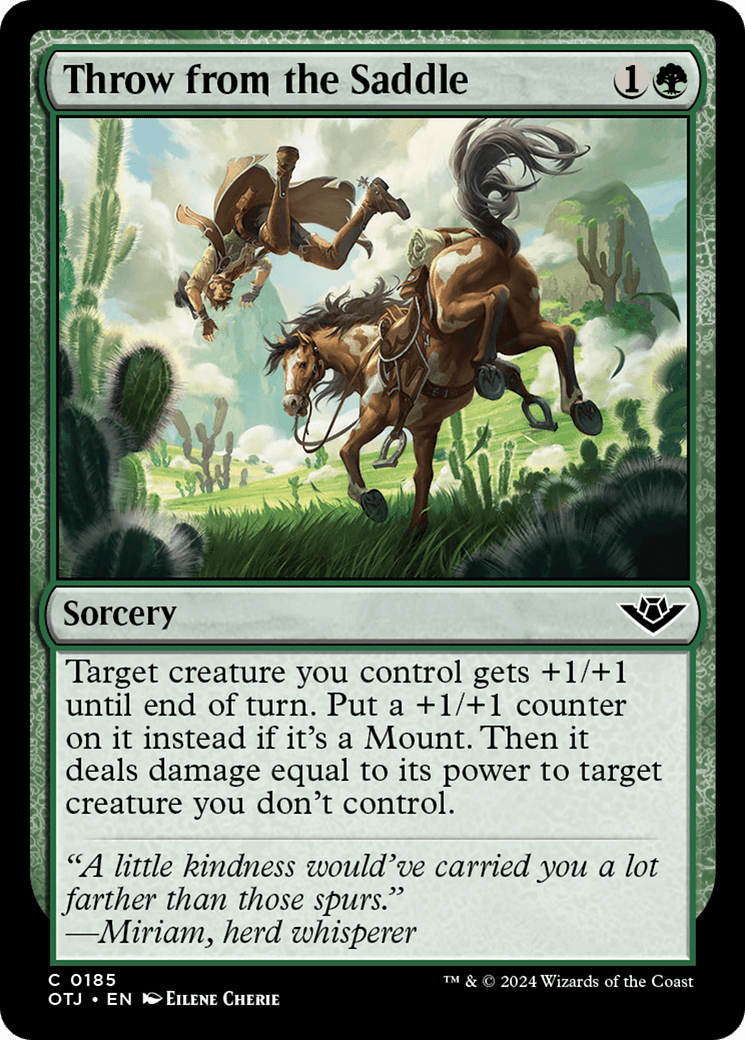 Throw from the Saddle [Outlaws of Thunder Junction] MTG Single Magic: The Gathering  | Multizone: Comics And Games