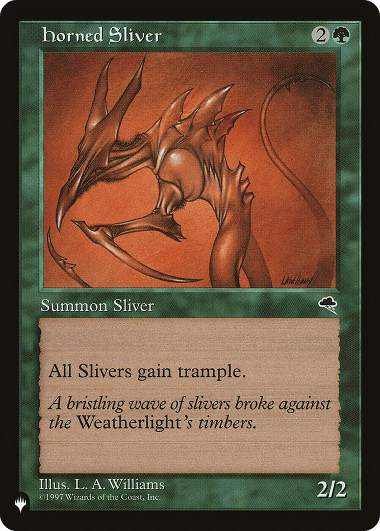 Horned Sliver [The List] MTG Single Magic: The Gathering  | Multizone: Comics And Games