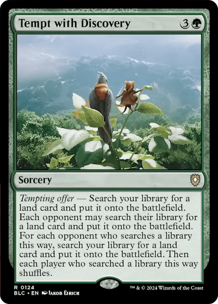 Tempt with Discovery [Bloomburrow Commander] MTG Single Magic: The Gathering  | Multizone: Comics And Games