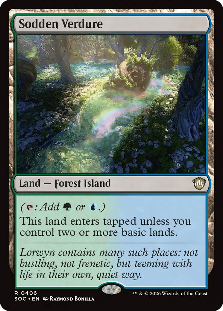 Sodden Verdure [Secrets of Strixhaven Commander] MTG Single Magic: The Gathering  | Multizone: Comics And Games