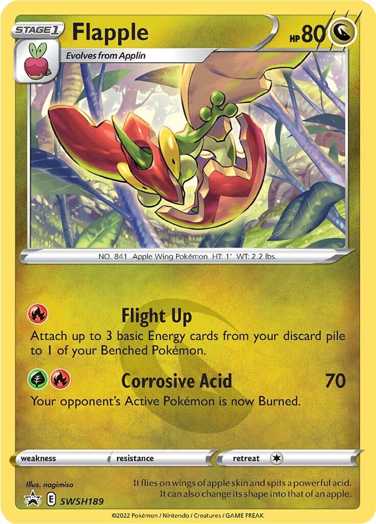 Flapple (SWSH189) [Sword & Shield: Black Star Promos] Pokemon Single Pokémon  | Multizone: Comics And Games