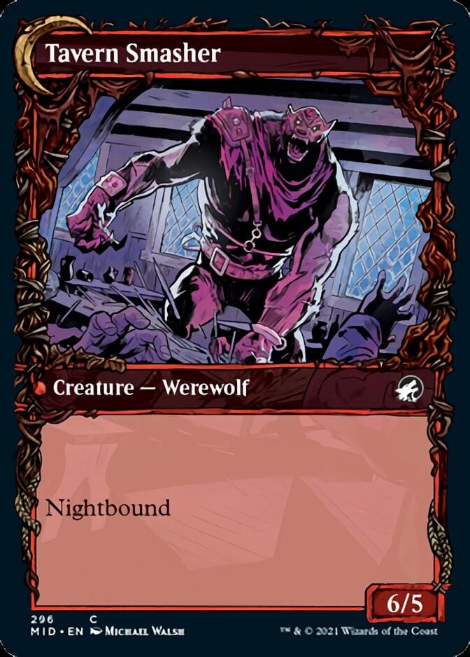 Tavern Ruffian // Tavern Smasher (Showcase Equinox) [Innistrad: Midnight Hunt] MTG Single Magic: The Gathering  | Multizone: Comics And Games