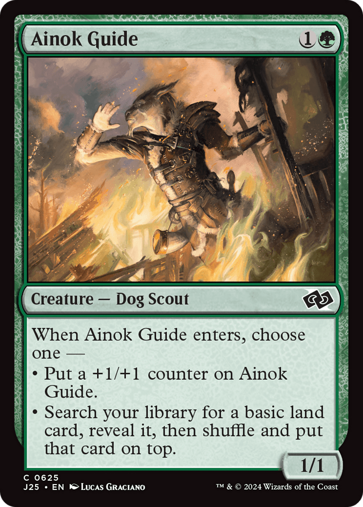 Ainok Guide [Foundations Jumpstart] MTG Single Magic: The Gathering  | Multizone: Comics And Games