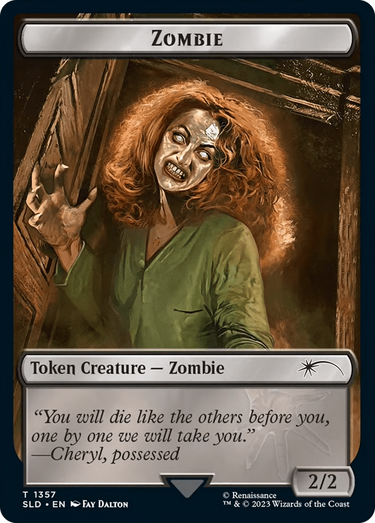 Zombie Token [Secret Lair Drop Series] MTG Single Magic: The Gathering  | Multizone: Comics And Games