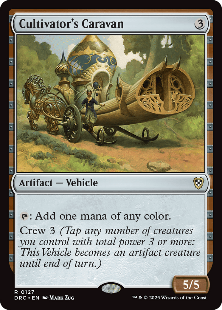 Cultivator's Caravan [Aetherdrift Commander] MTG Single Magic: The Gathering  | Multizone: Comics And Games