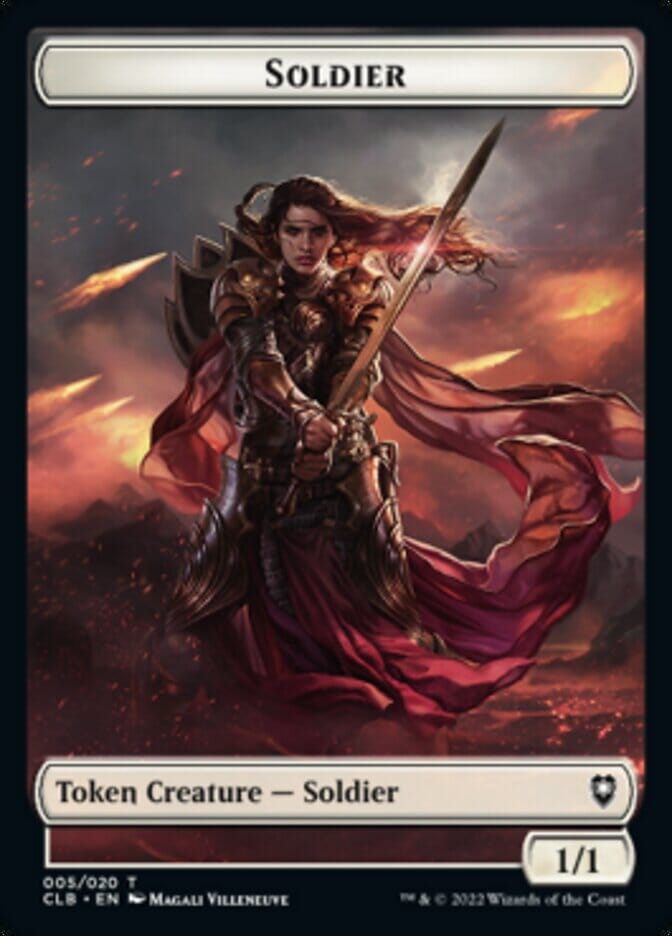 Soldier Token [Commander Legends: Battle for Baldur's Gate Tokens] MTG Single Magic: The Gathering  | Multizone: Comics And Games