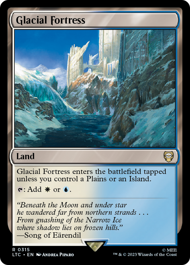 Glacial Fortress [The Lord of the Rings: Tales of Middle-Earth Commander] | Multizone: Comics And Games
