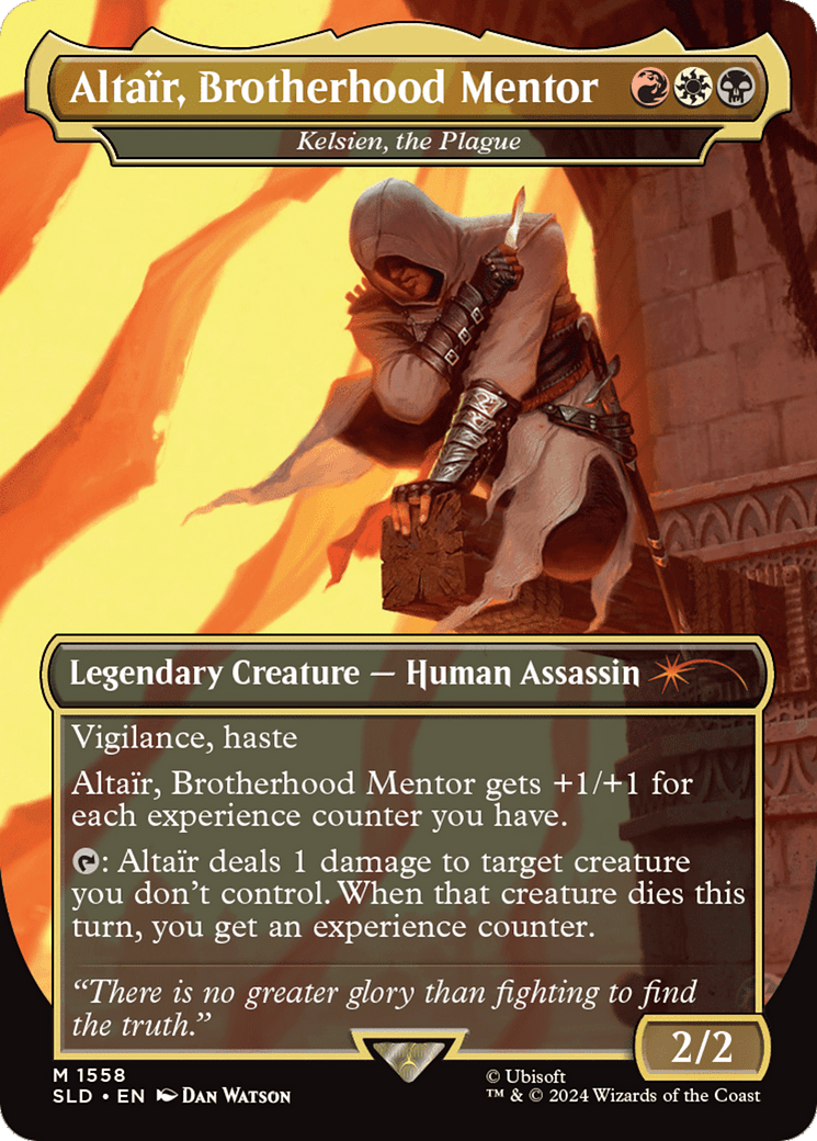 Altair, Brotherhood Mentor - Kelsien, the Plague (Rainbow Foil) [Secret Lair Drop Series] MTG Single Magic: The Gathering  | Multizone: Comics And Games