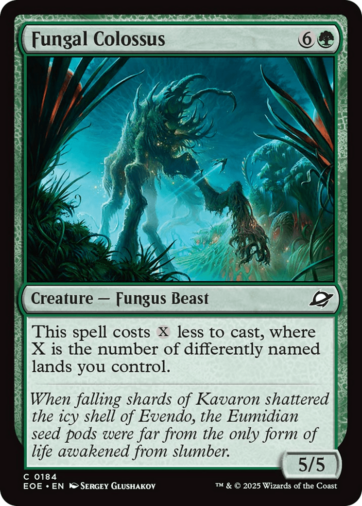 Fungal Colossus [Edge of Eternities] MTG Single Magic: The Gathering  | Multizone: Comics And Games