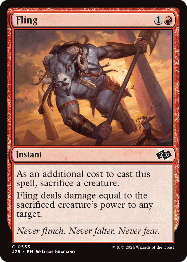 Fling [Foundations Jumpstart] MTG Single Magic: The Gathering  | Multizone: Comics And Games