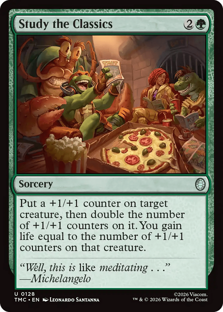 Study the Classics [Teenage Mutant Ninja Turtles Commander] MTG Single Magic: The Gathering  | Multizone: Comics And Games