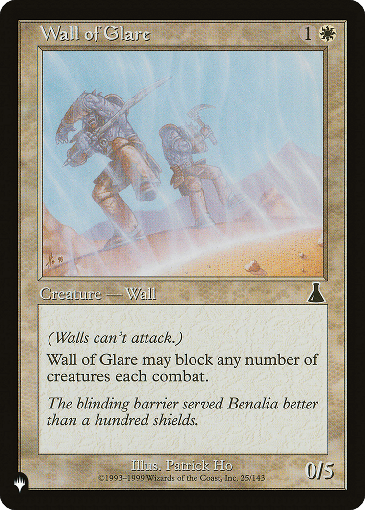 Wall of Glare [The List] MTG Single Magic: The Gathering  | Multizone: Comics And Games
