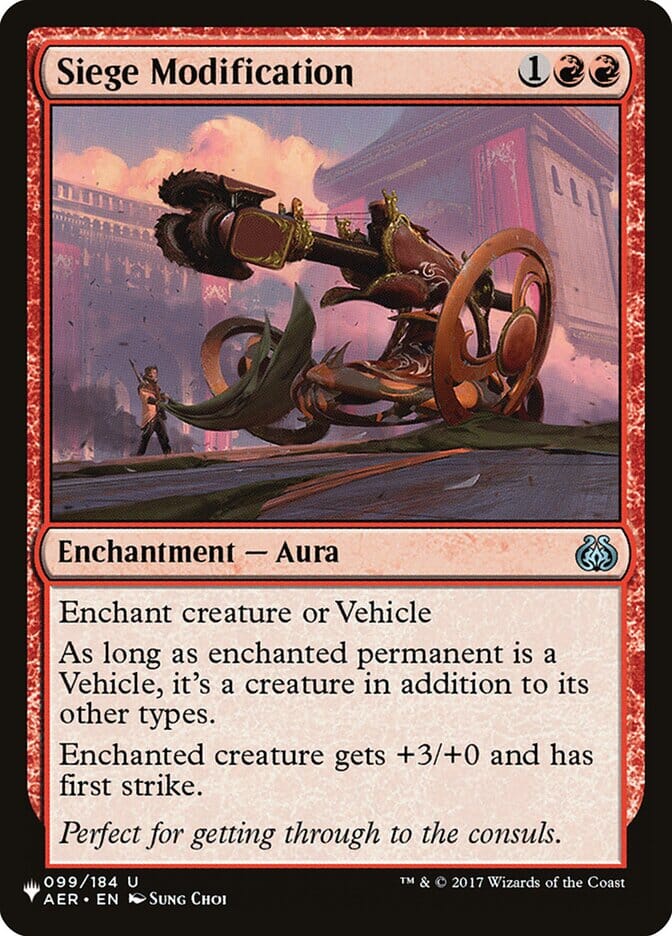 Siege Modification [The List] MTG Single Magic: The Gathering  | Multizone: Comics And Games
