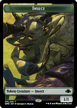 Insect // Cat (003) Double-Sided Token [Dominaria Remastered Tokens] MTG Single Magic: The Gathering  | Multizone: Comics And Games