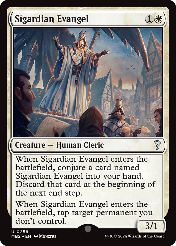 Sigardian Evangel [Mystery Booster 2] MTG Single Magic: The Gathering  | Multizone: Comics And Games