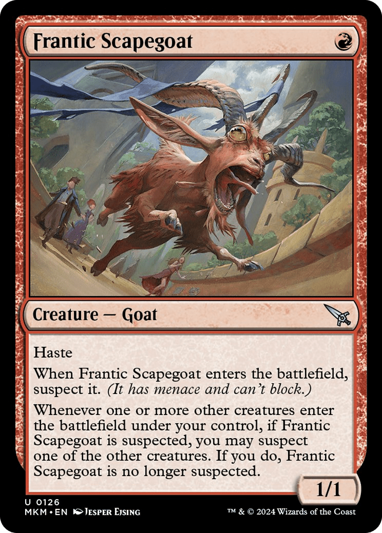 Frantic Scapegoat [Murders at Karlov Manor] MTG Single Magic: The Gathering  | Multizone: Comics And Games