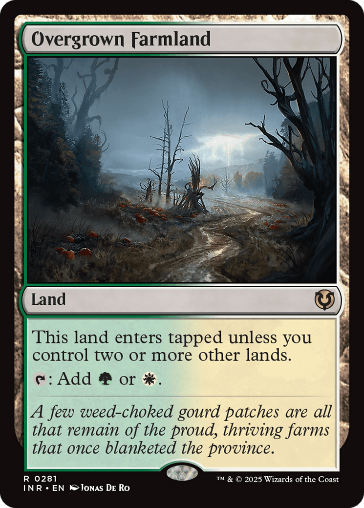 Overgrown Farmland [Innistrad Remastered] MTG Single Magic: The Gathering  | Multizone: Comics And Games
